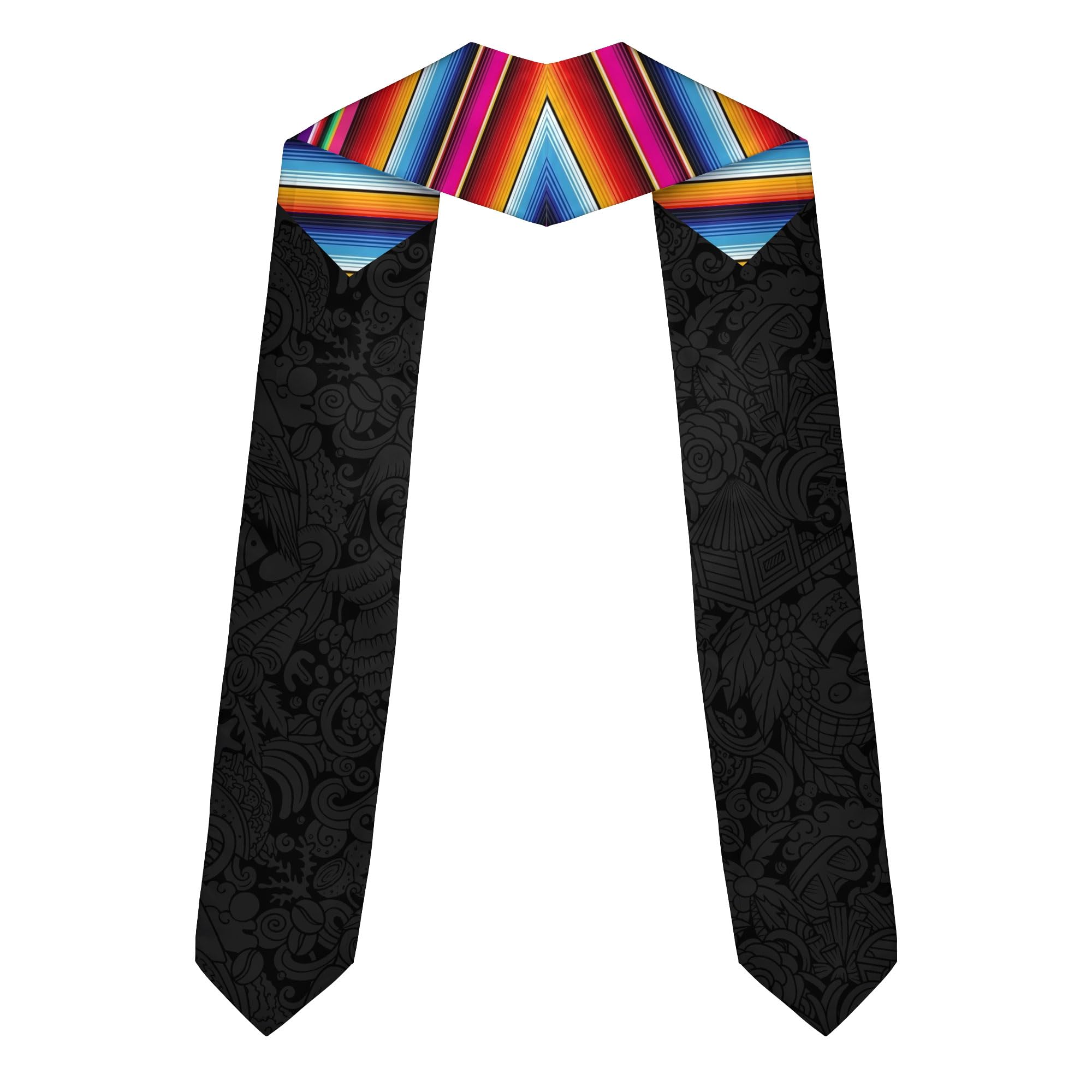 MonkeyVan Honduran Graduation Sash, Custom Honduran American Flag Graduation Sash 2025, Honduras Graduation Stole Style 1