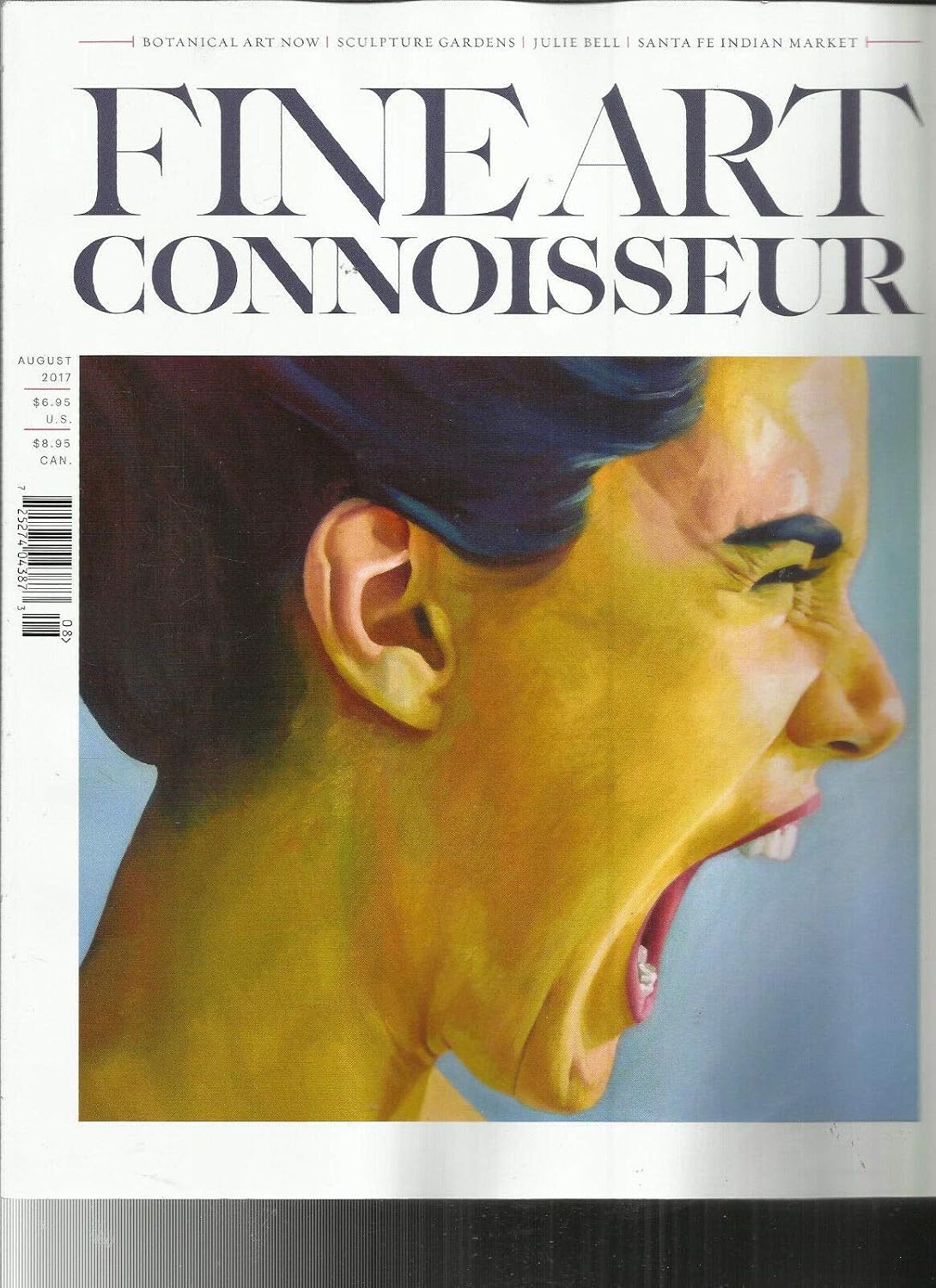 FINE ART CONNOISSEUR MAGAZINE, AUGUST, 2017 VOLUME,14 ISSUE, 4