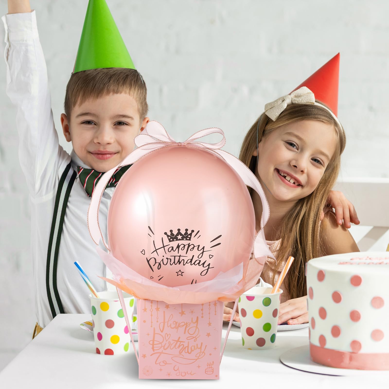 Set Sorpresa Palloncino Con Soldi Per Compleanno – Scatola Regalo Rosa Con 30 Bustine, Nastro E Palloncini Per Un Regalo Indimenticabile