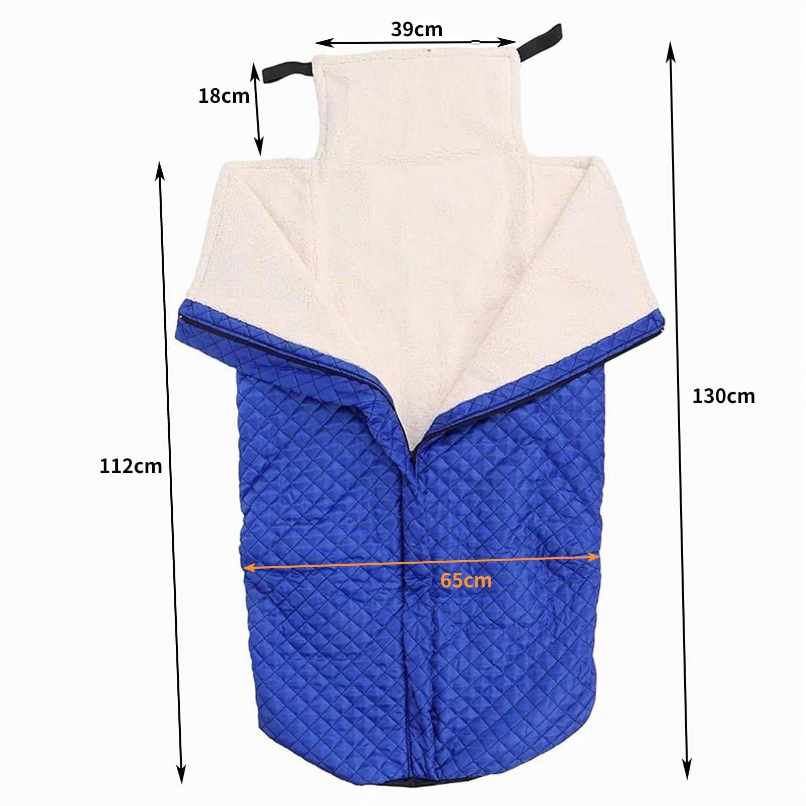 Coperta Gambe per Sedia a Rotelle Termica Antivento, Sacco per Sedia a Rotelle Invernale Coprigambe per Utenti Adulti, Coperta Universale in Peluche Ispessita per Persone su Sedia a Rotelle
