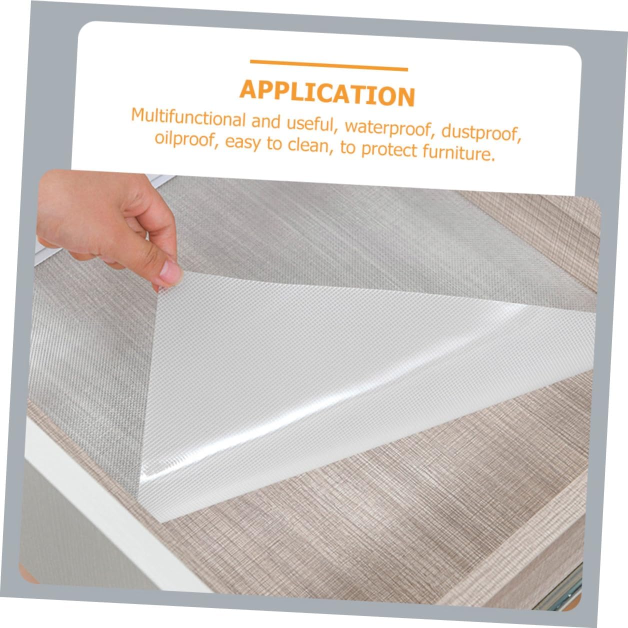 SMASOLO Non-Slip Cabinet Liner for Kitchen Shelves and Large Fit Protective Shelf Mat Versatile White Semi-Transparent Liner for Wardrobes Tables and Shoe Cabinets