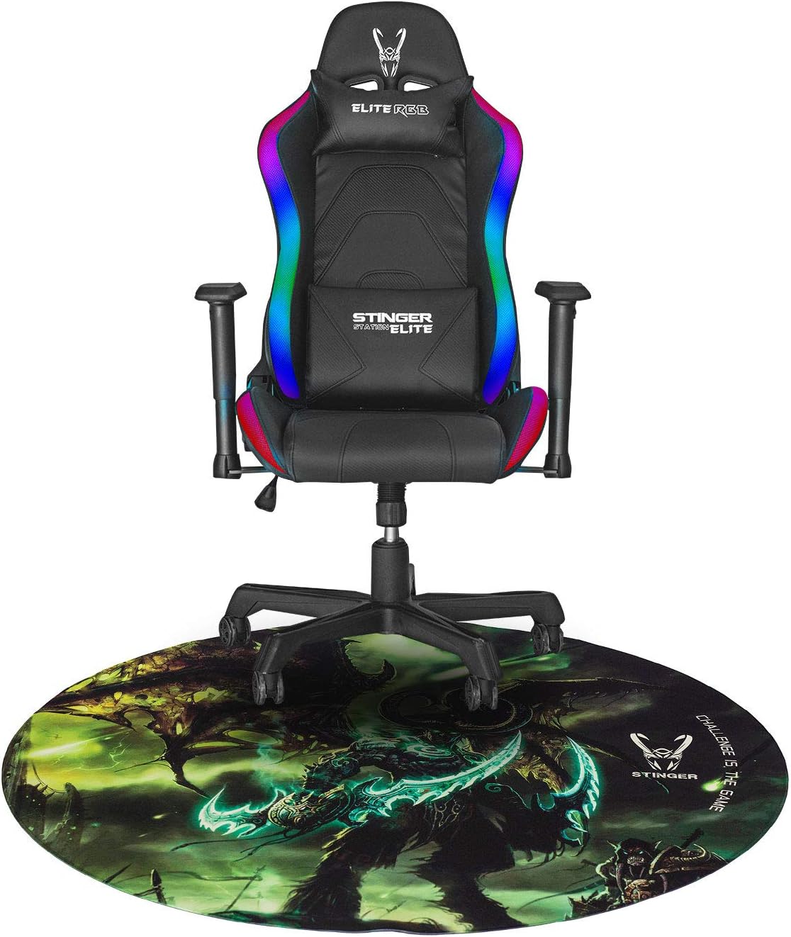 Woxter Stinger Station Elite Silla Gaming (Racing) con Leds RGB