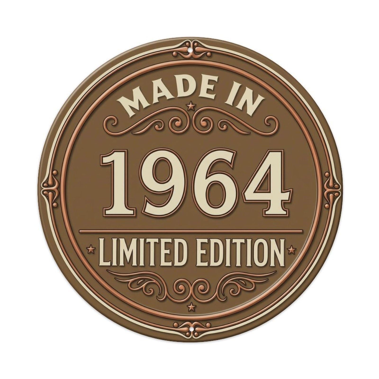 Okahys 8X8inch(20X20cm) Made In 1964 Limited Edition Metal Tin Sign