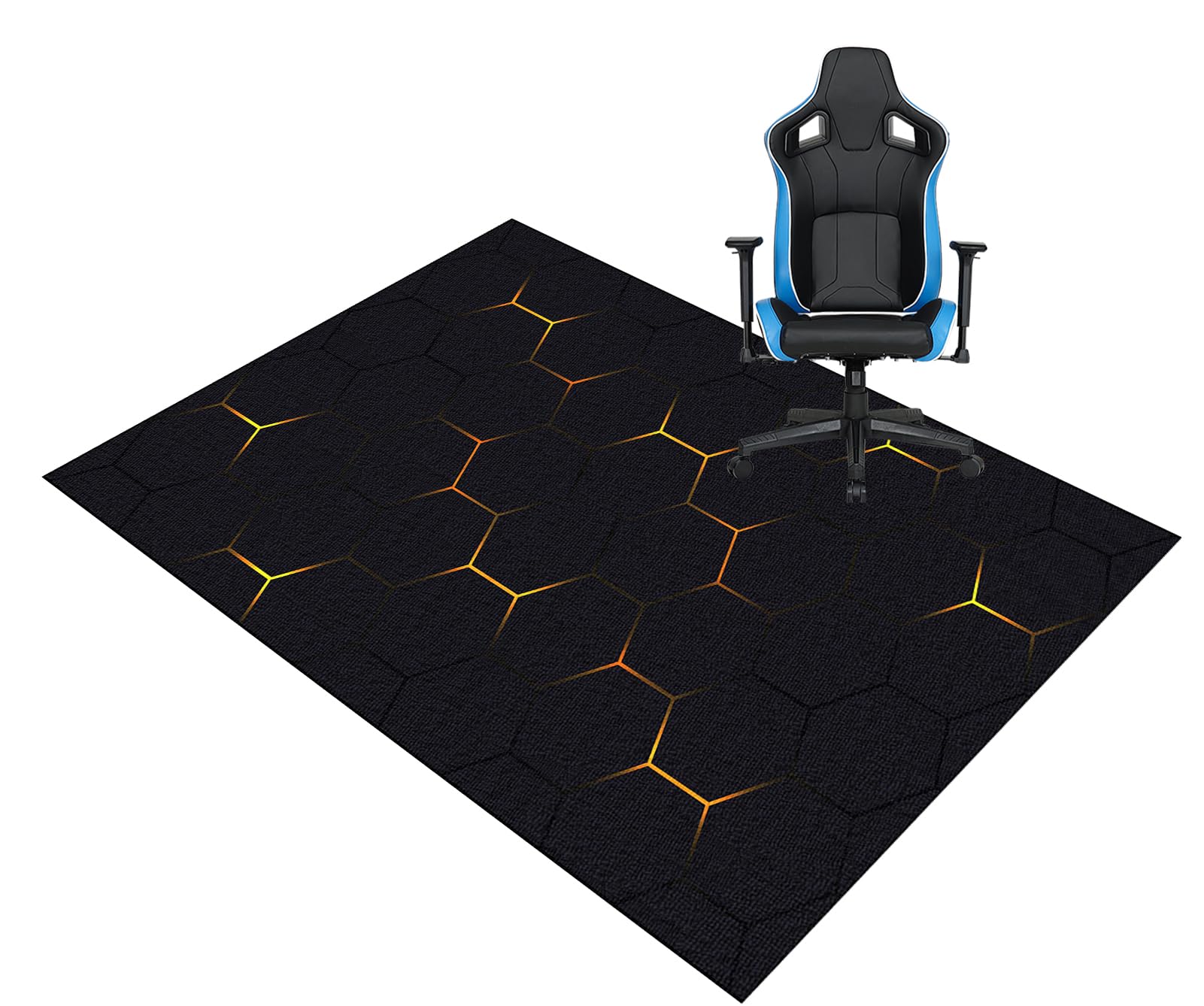 Gaming Chair Mat for Carpeted & Hardwood Floor Carpet Protectors Chair Mat 140 x 180 cm Heavy Duty Anti-Slip Office Chair Mat Extra Large Door Mats For Home And Office Computer Desk Chair Mat