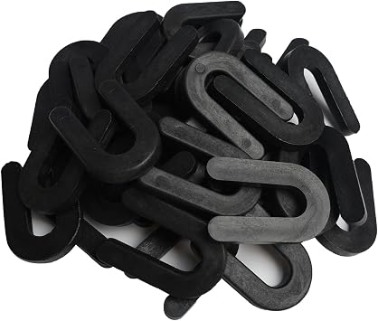 200 Horseshoe Tile Spacers, 1/4-Inch U-Shaped Plastic Spacers for Tile Leveling System Floor Wall Tile Installation