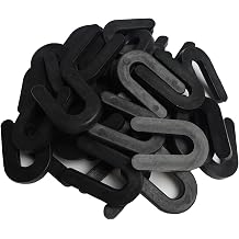 1000 Horseshoe Tile Spacers, 1/4-Inch U-Shaped Plastic Spacers for Tile Leveling System Floor Wall Tile Installation