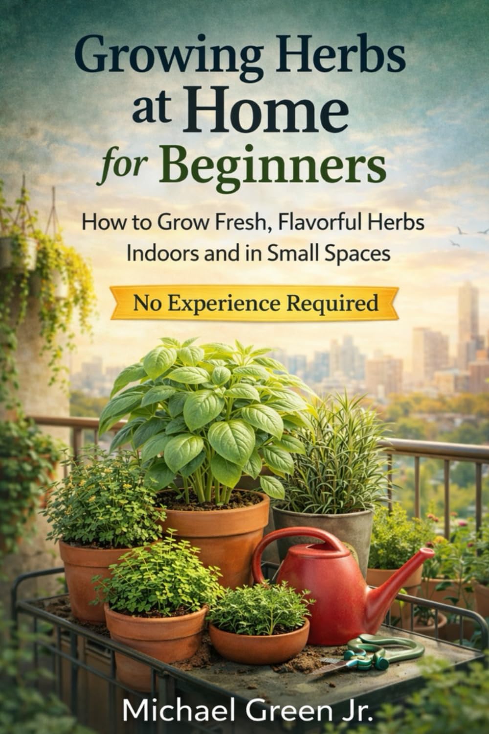 Growing Herbs at Home for Beginners: How to Grow Fresh, Flavorful Herbs Indoors and in Small Spaces No Experience Required