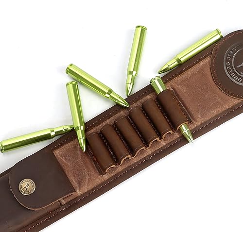 Miniatura 5 de TOURBON Eslinga para rifle con soporte de munición para 30-06 30-30 308 233 y elevador de mejillas de pistola a juego