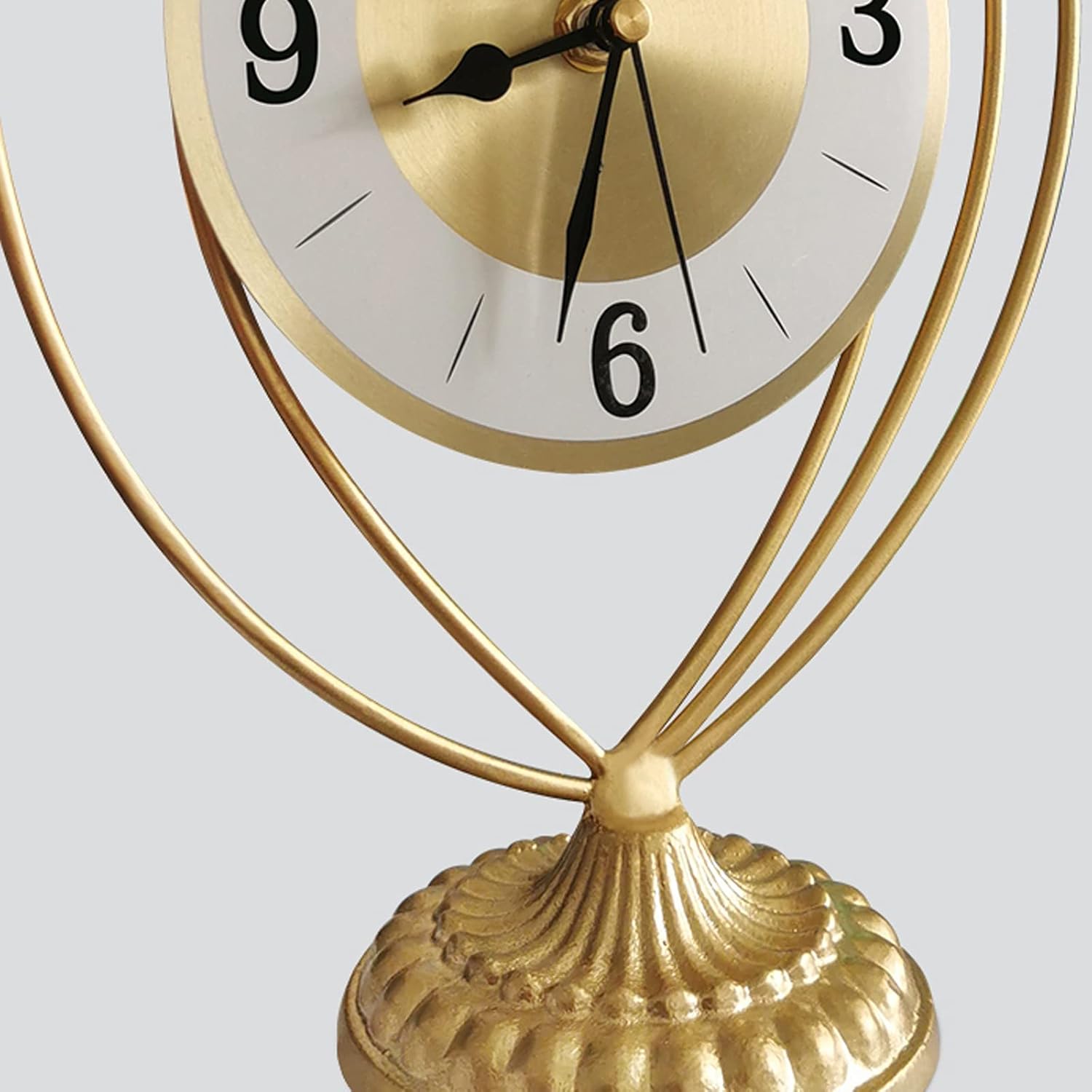 Table Clock Nordic Living Room Desk Clock Modern Minimalist Clock Ornaments Bedroom Light Luxury Clock Decoration Table Clocks (Size : B) (A)