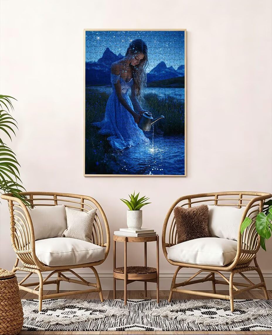Puzzle 1000 Pezzi Stella Donna 3D Puzzle per Adulti Impegnativo, Educa Puzzles Artistico, Divertente E Stimolante Puzzles Decorativo per La Famiglia, Regalo e Decorazione Pareti BXHZW6-970