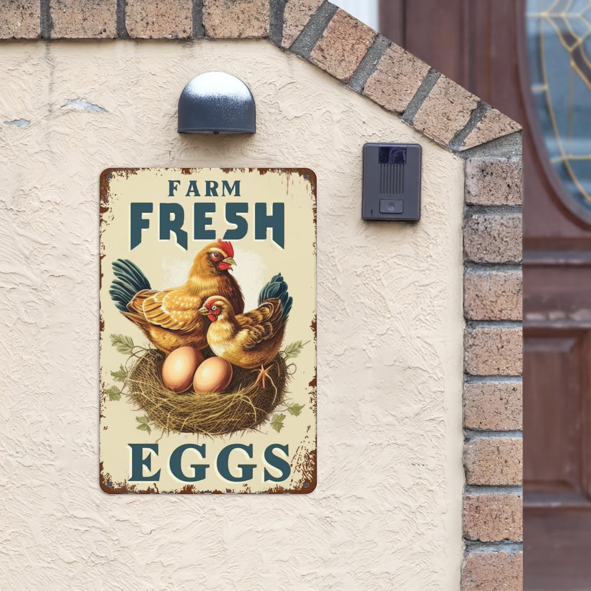 farm fresh eggs, chickens nest, 7.87x11.81IN - Image 2