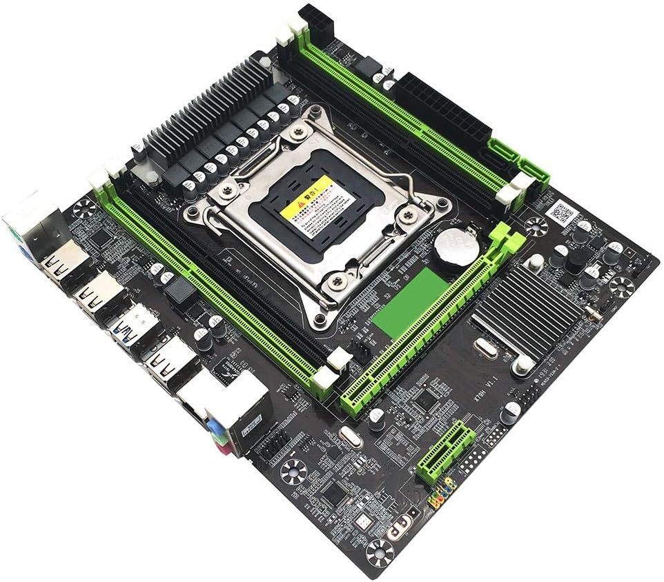 Rosymity X79H H91 B85 H81 LGA 2011 ATX Motherboard, Compatible with IntelX79H H91 B85 H81 LGA 2011 Motherboard Micro ATX 4 DDR3 1333 1600 1866 REG ECC RECC
