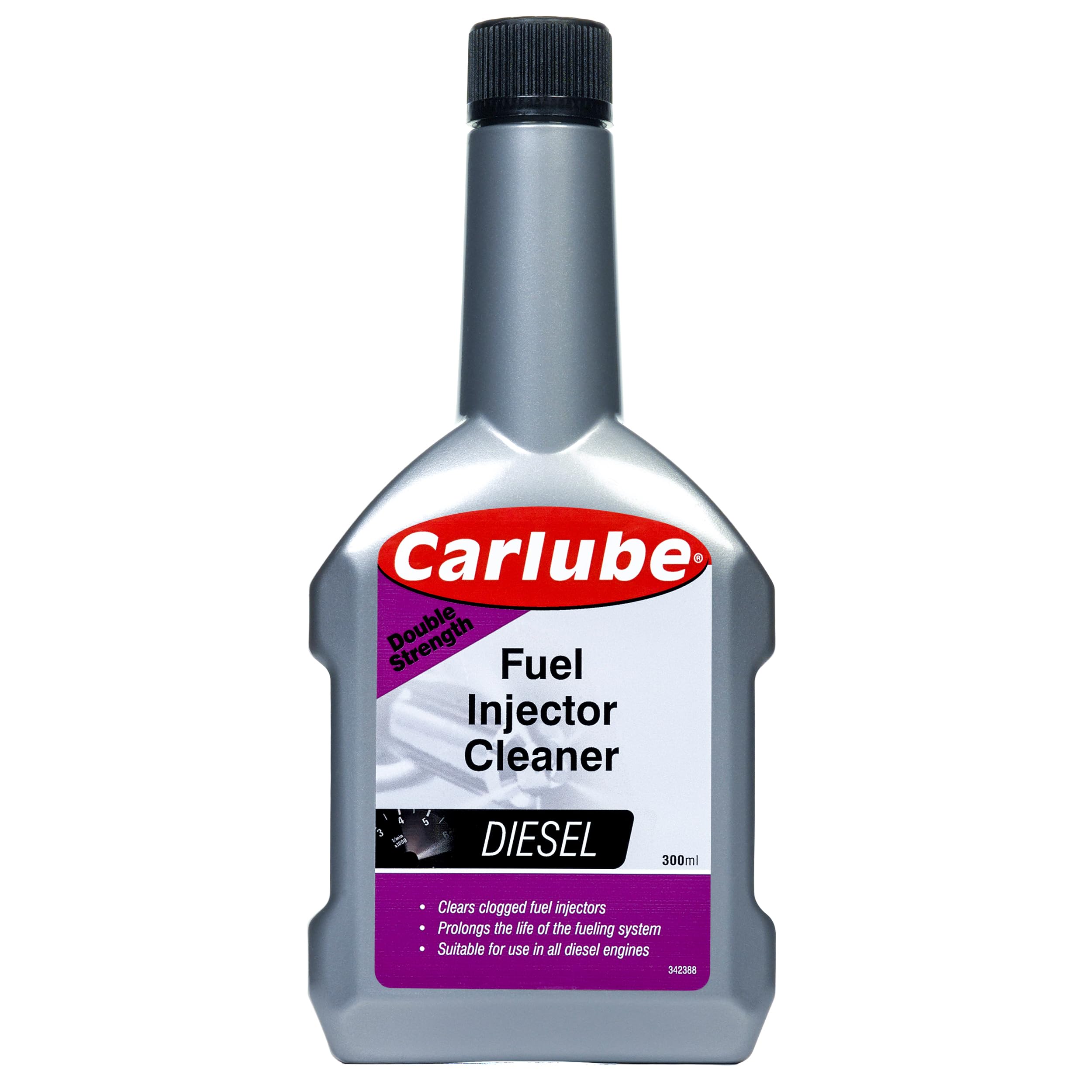 Carlube Double Strength Fuel Injector Cleaner 300 ml - Clears the Fuel Injector System