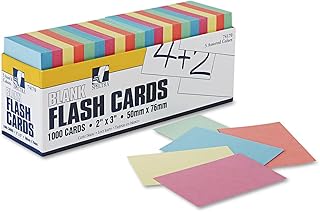 Blank Flash Card Dispenser Box Card Size 2'' x 3'' 1000 cards
