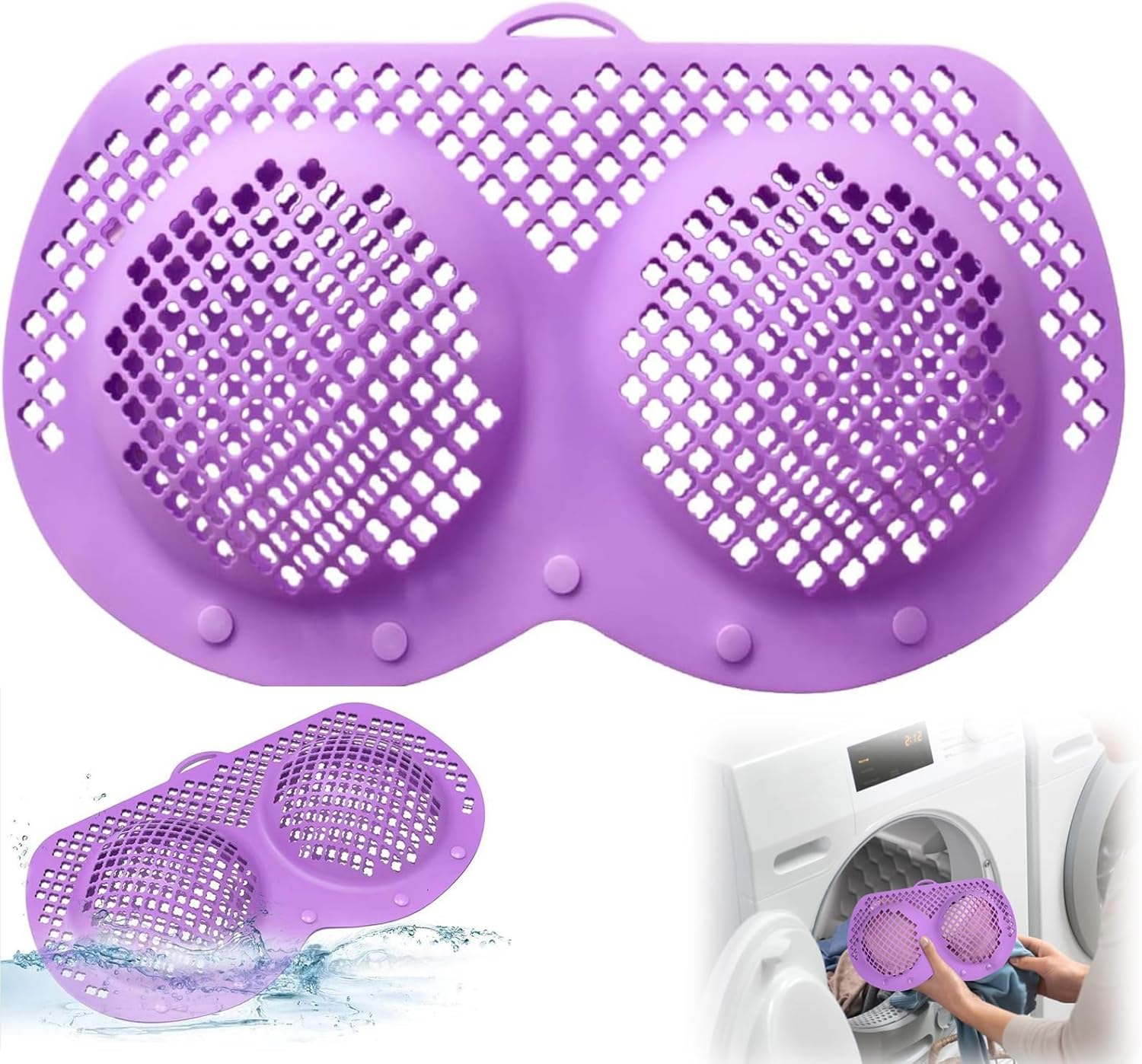 Bra Wash Bag for Laundry, Silicone Bra Bag for Laundry, Silicone Mesh