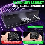 YPBDAN X4 Wireless Gaming Headset for Xbox Series X|S, Xbox One, PS5, PS4, PC, Mac, Switch, Bluetooth 5.3, 2.4GHz Gaming Headset, 70H Battery, ENC Noise Cancelling Microphone, Low Latency