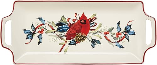 Lenox 880134 Winter Greetings Bandeja para huevos endiablados