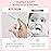 EASICUTI 40Pcs Baby Finger Toothbrush, Dry Wipes Baby Toothbrush, Baby Tongue Cleaner, Newborn Tooth and Gum Wipes, BAB y Oral Cleaner, Infant Toothbrush Mouth Clean for 0-36 Month