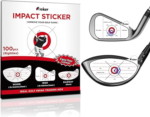Golf Impact Tape - High-Resolution Strike Stickers for Iron - Golf Gifts For Husband