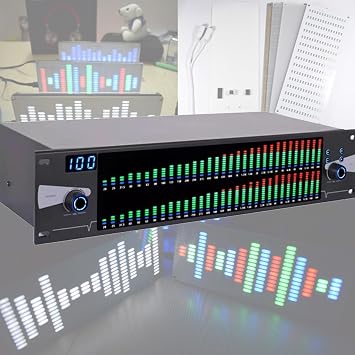 31 Band Equalizer, Stereo Audio Mixer Dual, Graphic Equalizer Effect Controller Dj Digital Mixer Processor Dsp Feedback Eliminator, for Music Production, Film Production