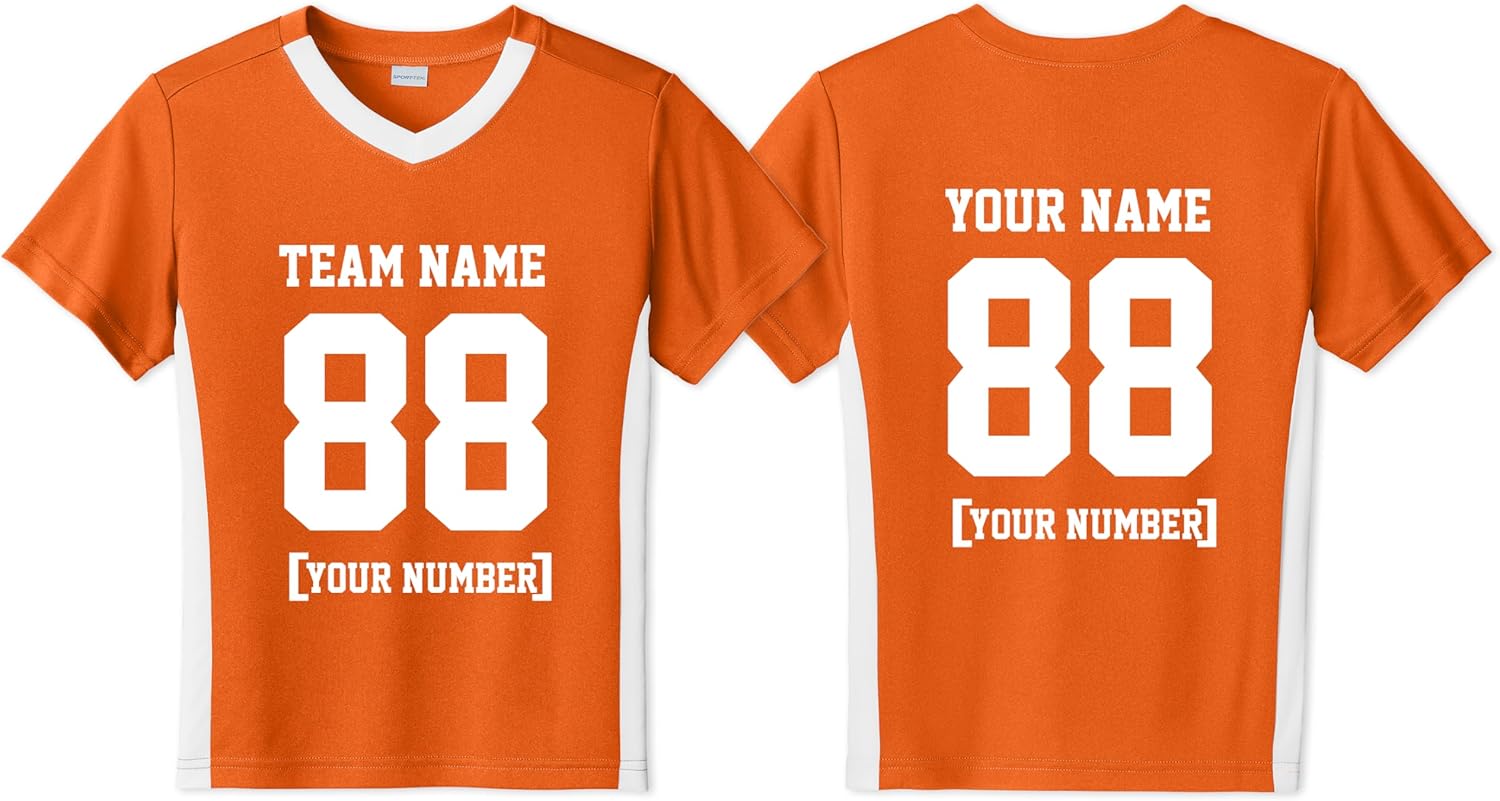 Custom Youth Soccer Jersey Your Name Team Number Personalized Soccer Jersey
