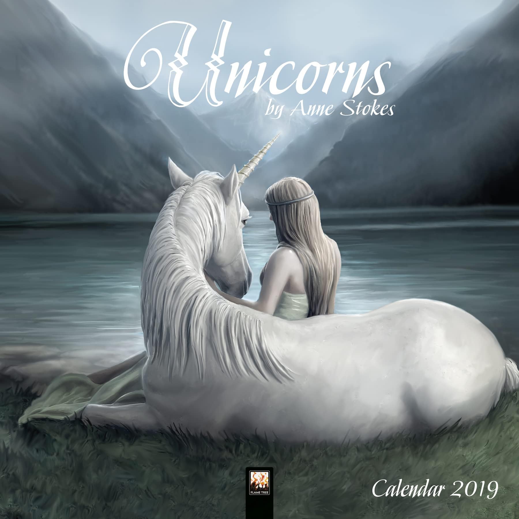 Unicorns by Anne Stokes Wall Calendar 2019 (Art Calendar)