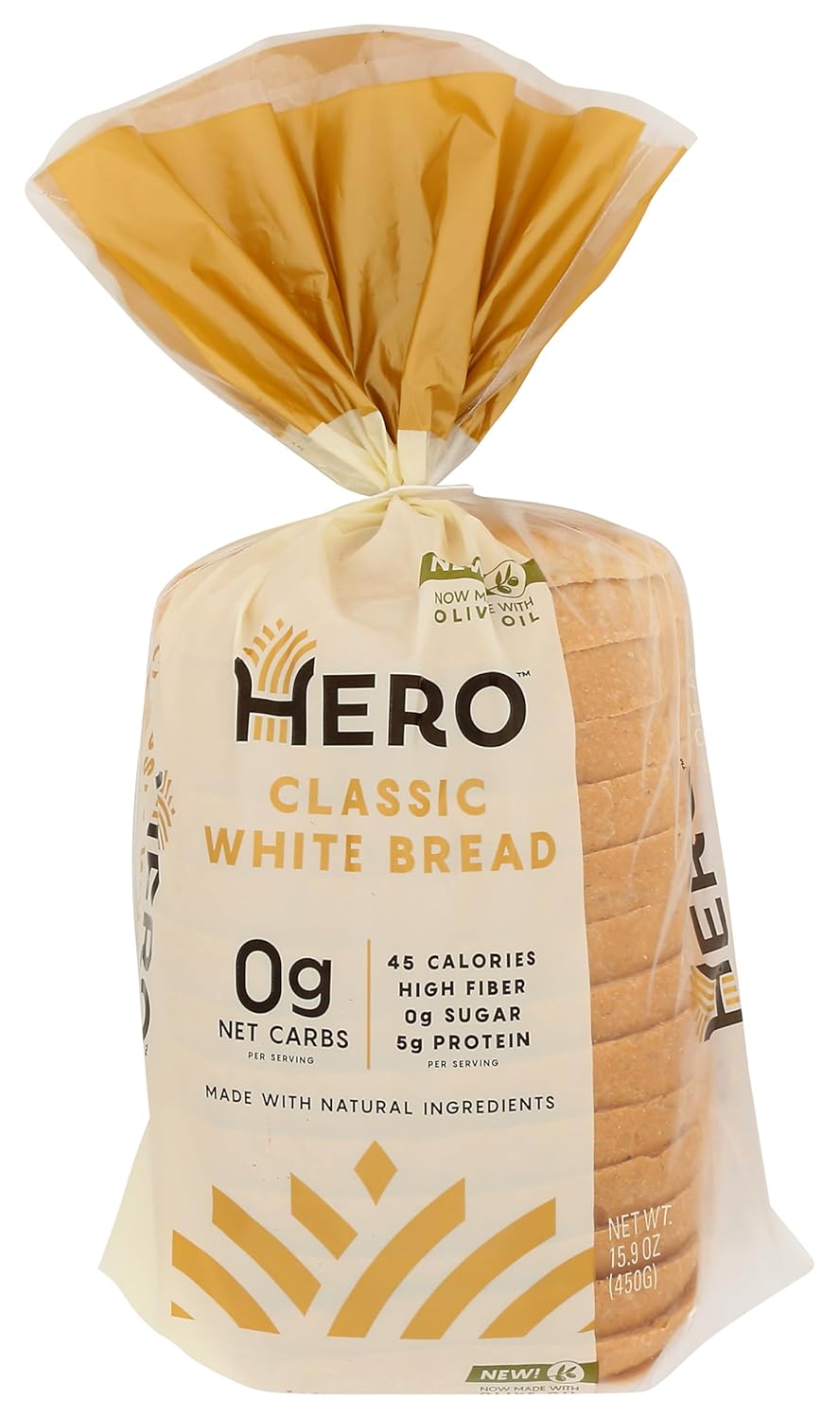 Hero Bread Classic White Bread, 15.9 OZ