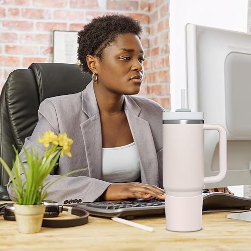 Miniatura 6 de WUQID Bota de silicona superior compatible con Stanley Quencher H2.0 de 40 onzas, 30 onzas, 20 onzas y IceFlow Flip de 30 onzas 20 onzas, se adapta