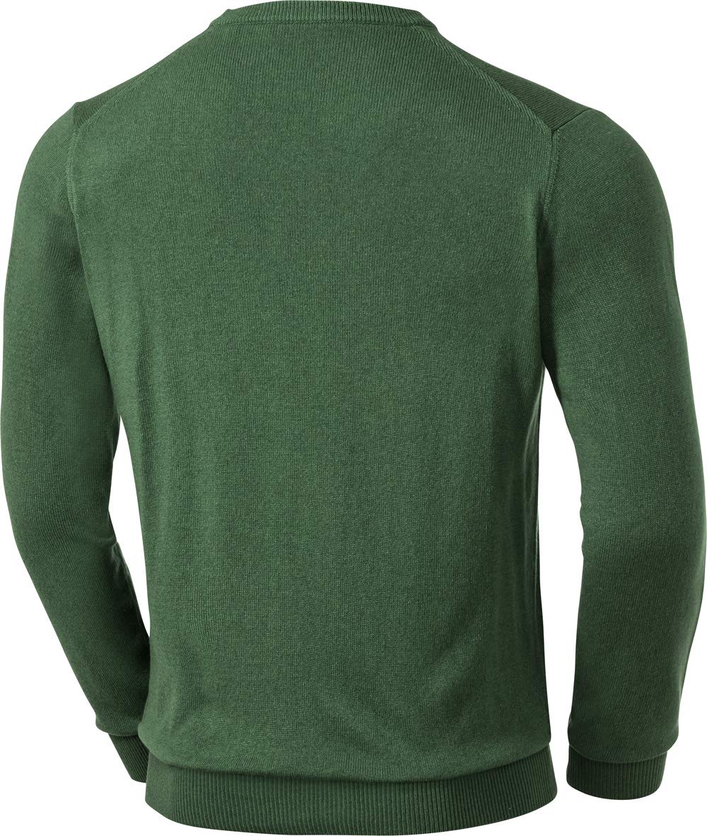 Herren Rundhals-Pullover aus Kaschmir-Seide, Kaschmirpullover in Mehreren Farben, kuscheliger Winterpullover, angenehm zu tragen, Bordeaux, M - 3XL