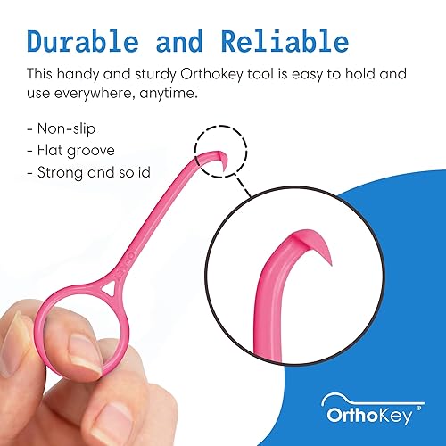 Miniatura 2 de OrthoKey Herramienta de extracción transparente de alineador herramienta de extracción para soportes y retenedores extraíbles limpiador de retenedor
