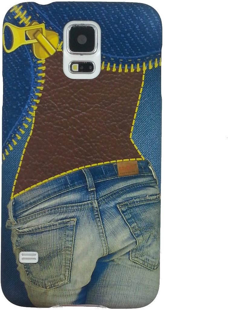 UMKU "Blue Jeans" Lovely Picture Hard Shell Case for Samsung Galaxy S5 i9600 (UMKU-NZ-S5-1)
