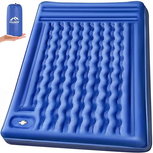 Double Sleeping Pad Camping, Self Inflating 6'' Extra-Thick 2 Person
