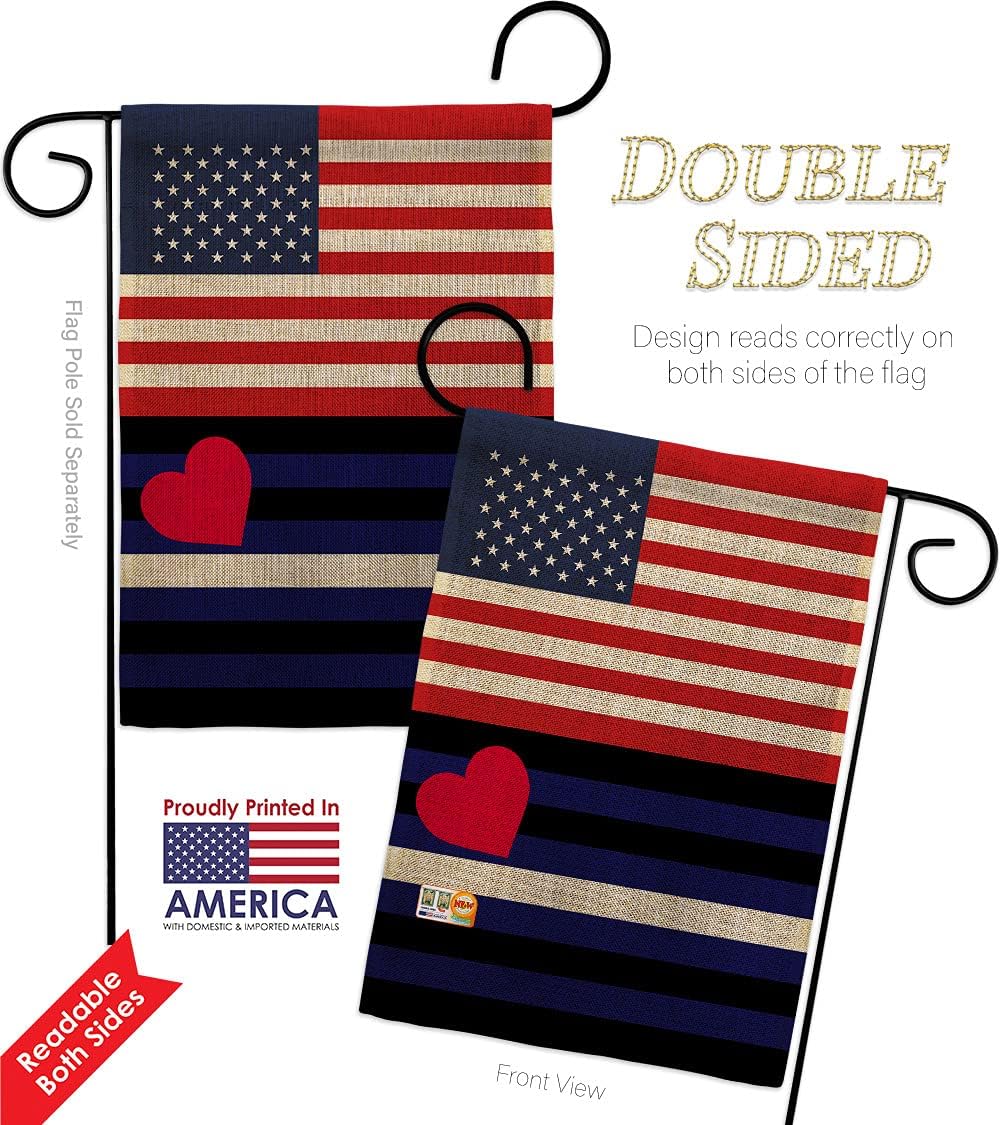 US Leather Pride Burlap Burlap Garden Flag Set Wood Dowel Support Rainbow Love LGBT Gay Bisexual Pansexual Transgender Small Decorative Gift Yard House Banner Double-Sided Made In USA 13 X 18.5