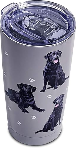 Miniatura 9 de Serengeti - Vaso de husky siberiano de 16 onzas, acero inoxidable, con tapa a prueba de derrames, impresión 3D, taza de viaje aislada para bebidas