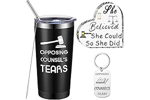 Lawyer Gifts 3 Pcs: Tumbler, Keychain & Sign for Women Lawyer