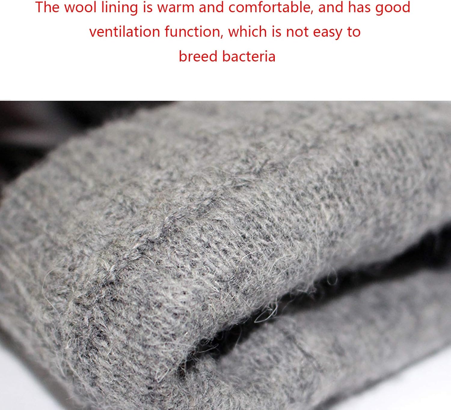 Gloves Men's Touch Screen Gloves, Winter Warm and Windproof Soft, Non-Slip Driving Leisure Outdoor Gloves (Size : L)