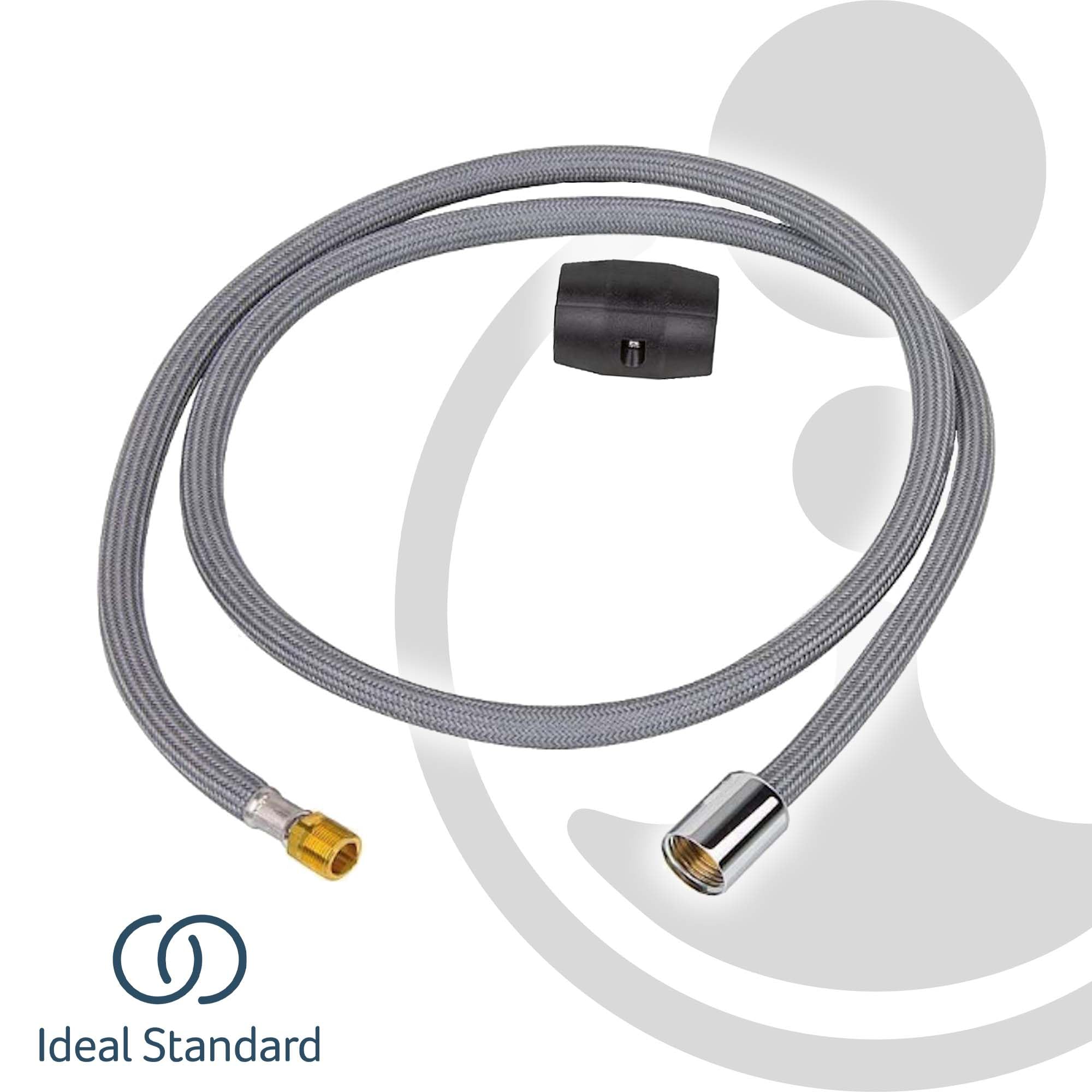 Ideal Standard - Tubo flessibile per doccia 1/2" x M15 x 1-1M-MG, Cromato