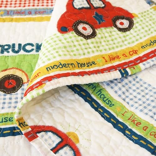 Miniatura 4 de ABREEZE Colcha de verano con aire acondicionado para niños, manta acolchada de 43 x 51 pulgadas