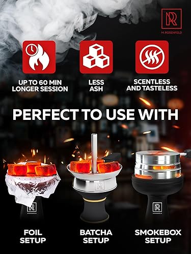 Miniatura 76 de Cachimba carbón de carbón de coco – Paquete XL 84 unidades y 2.6 lbs (2.6 libras) – Calidad premium 0.984 in (1x1x1 in) – 100% carbón de coco