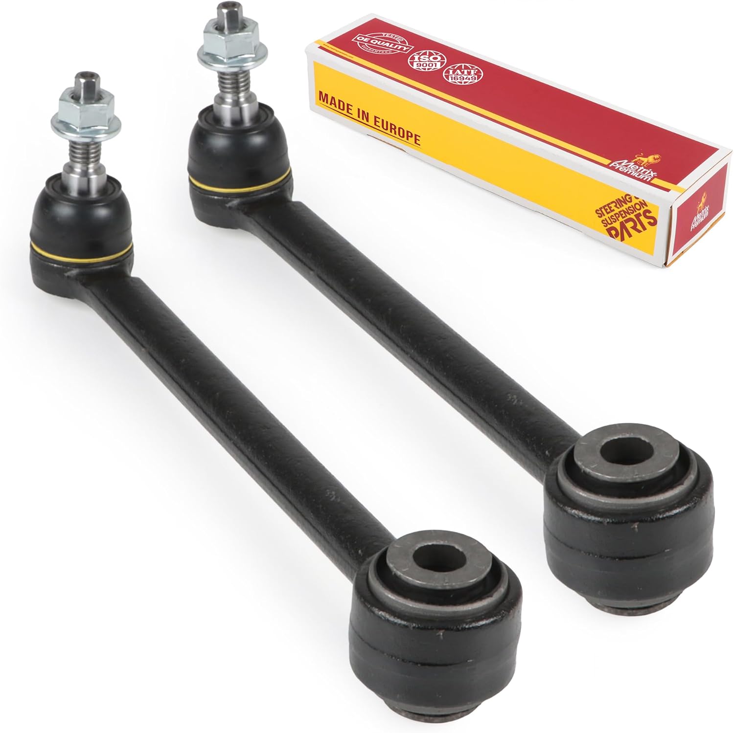 Metrix Premium Chassis Parts Rear Upper Control Arm with Ball Joint Assembly (2‑pc)