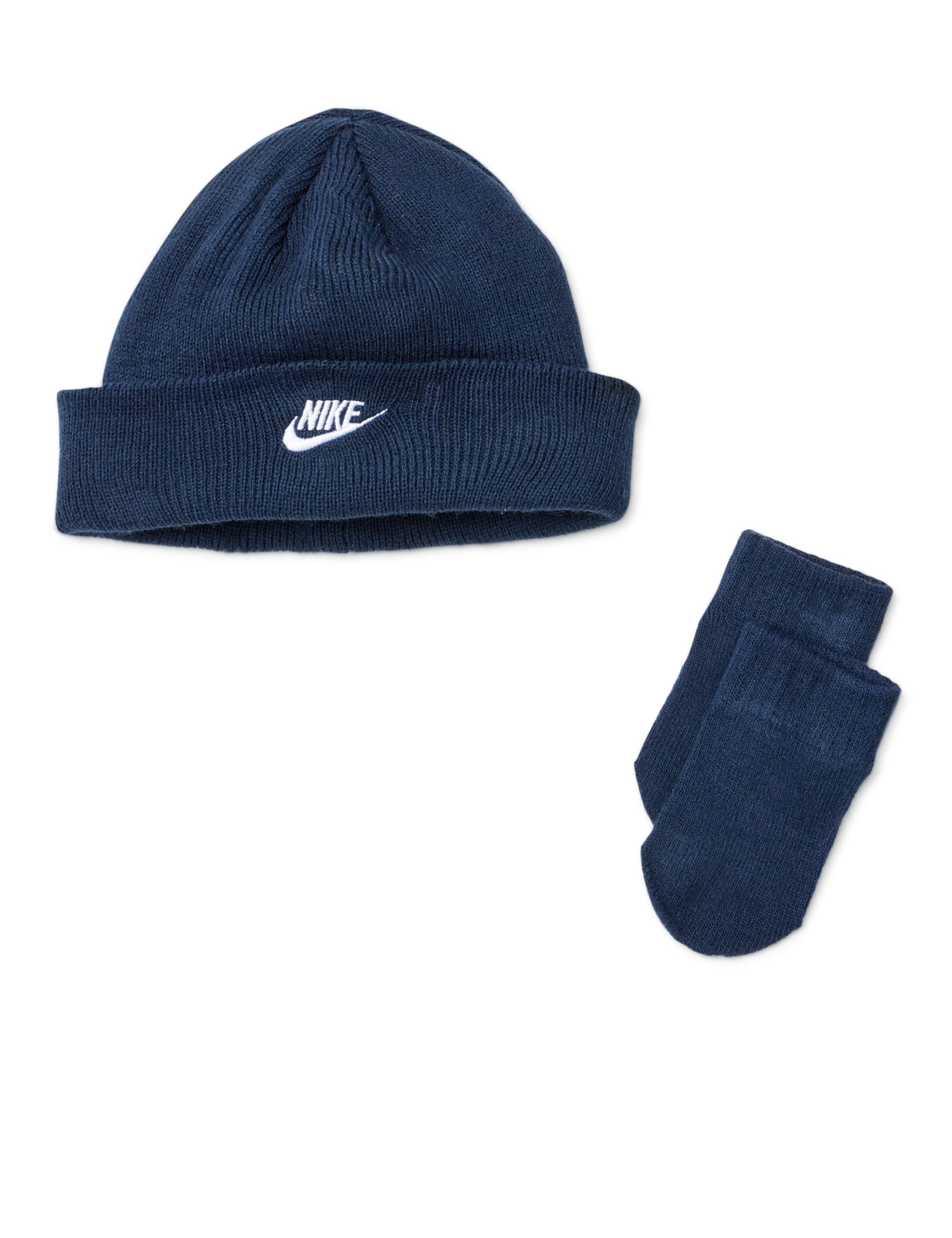 Nike Kids' Club Beanie and Glove/Mitten Set