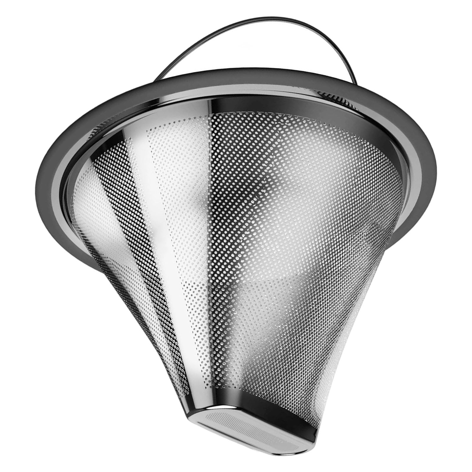 Filtre à café permanent en acier inoxydable réutilisable et robuste