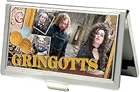 Vista 20 de Buckle-Down Tarjetero Hufflepuff Crest Golds/Negro - Pequeño