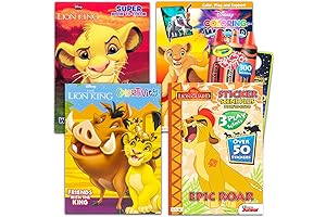 Lion Guard Coloring Book Bundle | Lion King Coloring Book Set For Kids