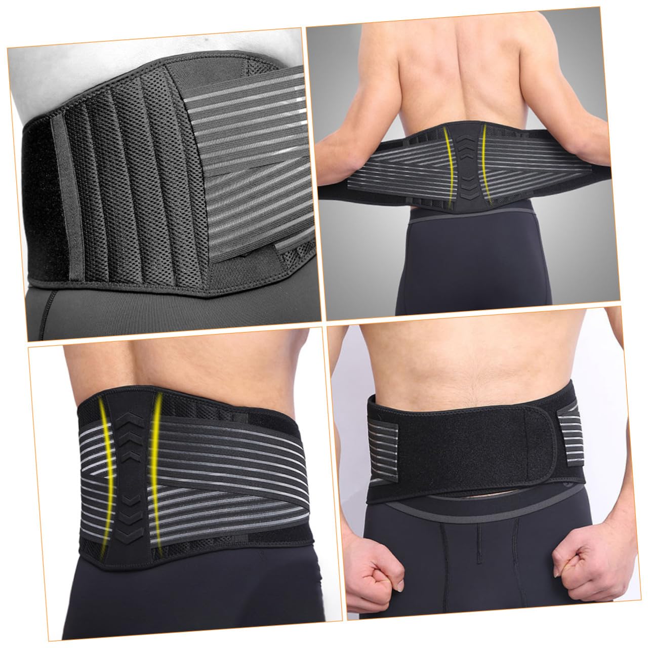Breathable Waist Belt for Sports Bodybuilding Waist Support Back Support Belt Comfortable Lumbar