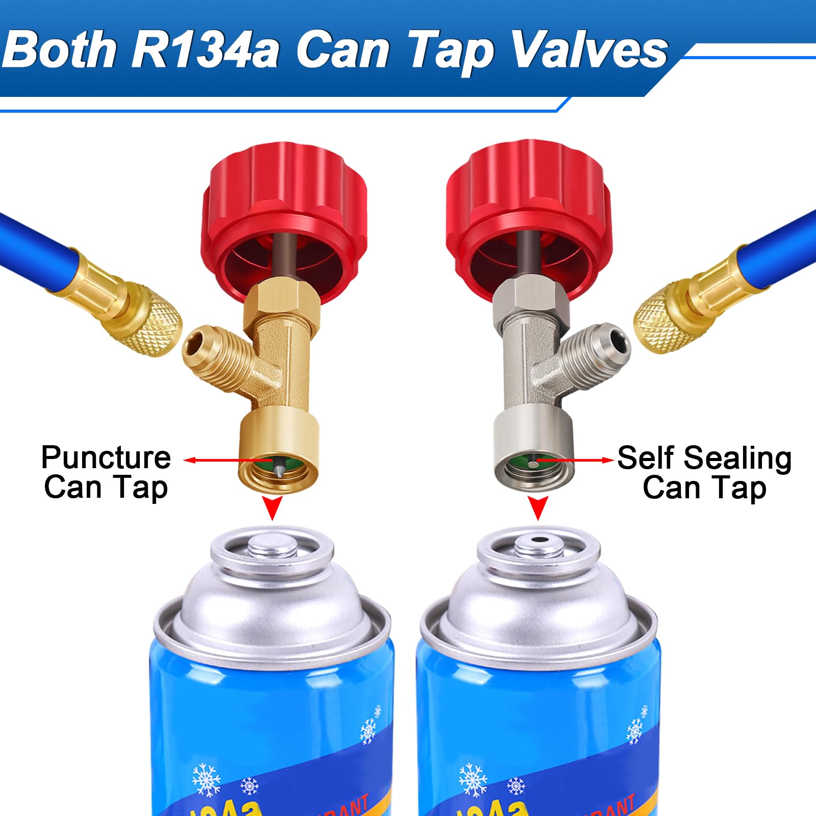 Snapklik.com : Boltigen R134a Can Tap Kit, Automotive R134a Self ...