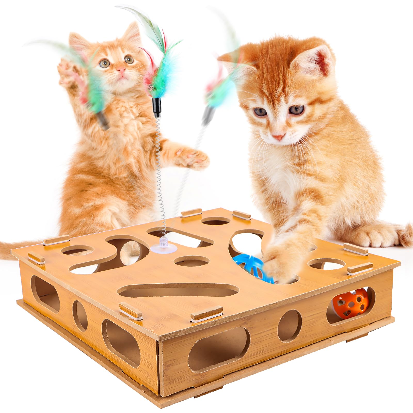 PET SHOW Halloween Katzen-Spielzeug Set – 8 Stück, Mit Katzenminze & Knistergeräusch – Plüsch, Für Innen
