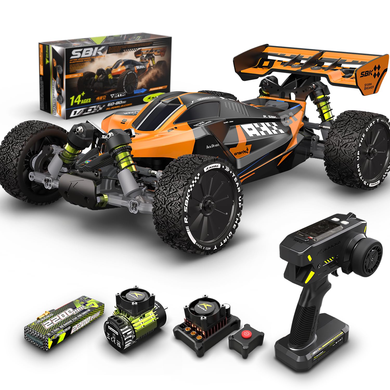 CROBOLL RLAARLO 1:10 Brushless RC Cars SBK10-O-A