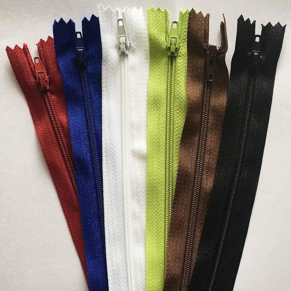 60 Cerniere In Nylon Miste Da 30cm - Per Sartoria, Cucito E Artigianato, 20 Colori Diversi - Foto 2