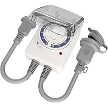 Timer Outlet, 12 Hours, Rainproof, Outdoor, Dial, Countdown Type, Rainproof Cover, Cap Included, Wall Hole, Timer, Direct Connection to Outlet, Power Timer, Extension Cord, Power Saving, Automatic, Easy Operation, Turn Off Prevention, Turn Off Time Setting, Decorative Light, Entrance Light, Security Light, Lighting Fixture, Christmas
